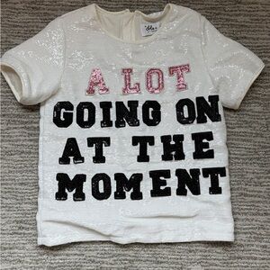 Lola and the boys sequin top